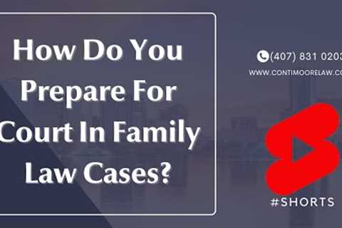 3 Tips to Prepare for Court In Family Law Cases | Conti Moore Law Divorce Lawyers, PLLC