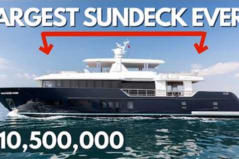 $10.5M 2020 ALPHA 38M / 125' SuperYacht Tour Liveaboard Charter Flybridge Motor Yacht