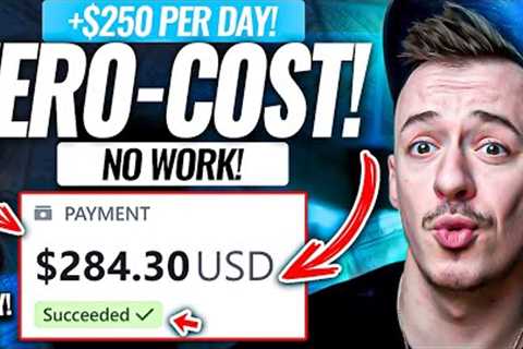 ZERO-COST +$250 Per DAY Method For Newbies (Make Money Online In 2023)