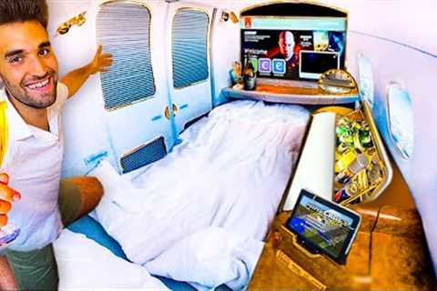FIRST CLASS AIRPLANE SEAT on WORLD’S LONGEST FLIGHT (Only $99)!