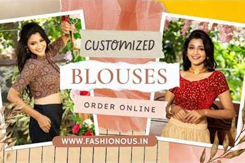 Order Customized Blouses Online | Fashionous