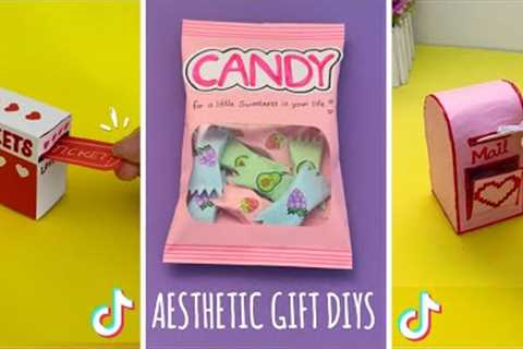 aesthetic diy gifts ❤️ handmade gift ideas 2023 / Candy Love Notes /paper craft / TikTok compilation