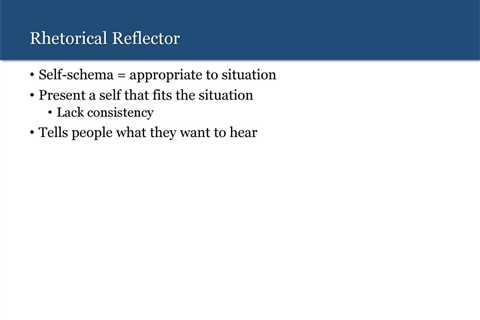 Rhetorical Reflectors and the Noble Selves