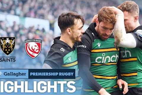 Northampton Saints v Gloucester - HIGHLIGHTS | Thrilling 12 Try Game | Gallagher Premiership 2022/23
