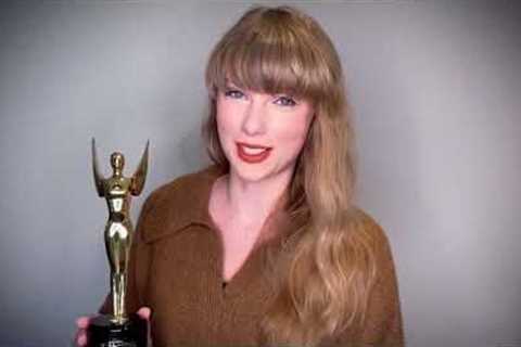 Taylor Swift Best Short Film Acceptance At The HCA Film Awards.