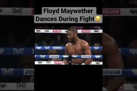 Floyd Maywether Dances during Fight! #trending #trendingshorts #boxing #funny #fight