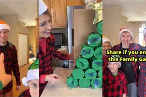 Christmas family cup game! Don't Break the Wrong Cup 🎄#christmas #cup #trending #games