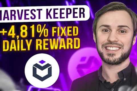 HARVEST KEEPER 🔥 4,81% Daily rewards | TRADING BOT WITH AI | yield farming crypto currency