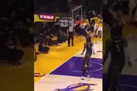 LeBron James with incredible dunk on Alley Opp #nba #basketball #shorts #sports