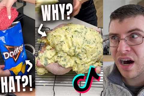Pro Chef Reacts.. To the WORST TikTok food Hacks You've Ever Seen!