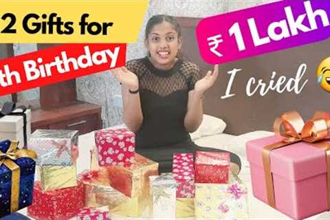 12 gifts for 12th birthday  worth Rs 1 lakh | I cried at last | sahithya sudeesh vlogs