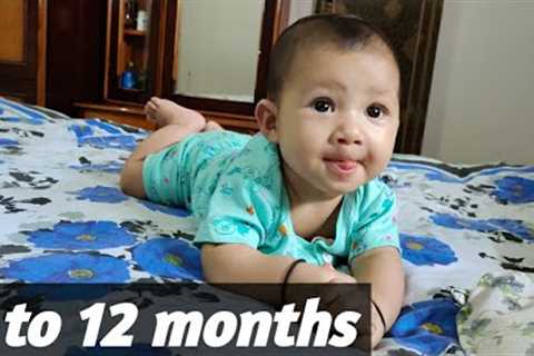 Baby development from 0 to 12 months