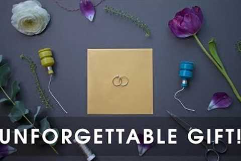 how to make a gorgeous wedding gift for the happy couple!