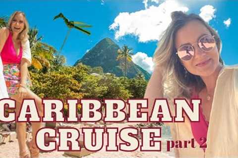CARIBBEAN CRUISE 2023 | MARTINIQUE, ST. LUCIA, BARBADOS &amp; ARVIA SHIP AND CABIN TOUR. P&amp;O..