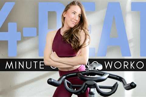 4-PEAT // 30 Minute HIIT Cycling Workout Spin Class