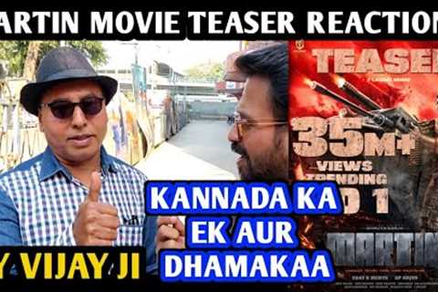 Martin Movie Teaser Reaction | By Vijay Ji | Dhruva Sarja | Anveshi Jain | AP Arjun