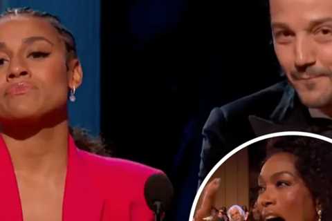 Angela Bassett Reacts as Ariana DeBose Pokes Fun at Viral Moment at SAG Awards