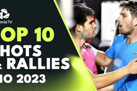 Alcaraz Steals The Highlights Show In Rio! | Top 10 Best Shots &amp; Rallies From Rio 2023