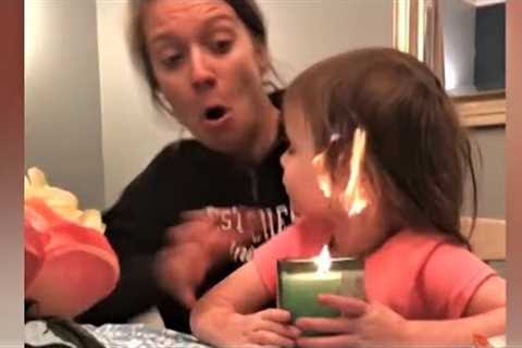Babies Trying to Blow Birtday Candles Most Funny Video Fails