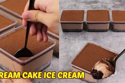 Dream Cake Ice Cream! [ No Steam, No Bake, No Oven, No Gelatin ]