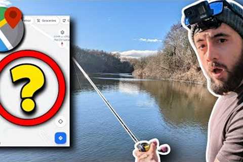 Fishing a Secret Lake: Not on Google Maps!