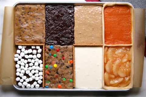 8 Desserts in 1 Sheet Tray