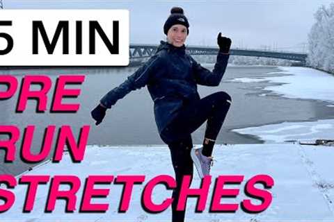 5 MIN Pre-Run Stretches for Winter Running
