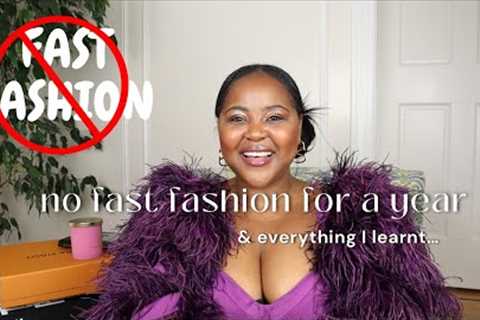 I Stopped Shopping 🚫FAST FASHION❌ &amp; This Is What I Learnt | LEANINGINTOLUXE