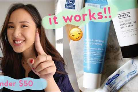 4 Step OILY, ACNE &amp; BLACKHEAD Routine UNDER $50!
