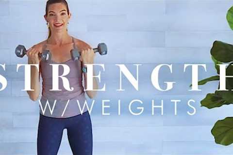 Weight Training Workout for Seniors &amp; Beginners // Compound Exercises for Strength