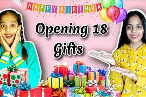 18 Gifts for her 18th BIRTHDAY/Gifts unboxing//Crazy Girls