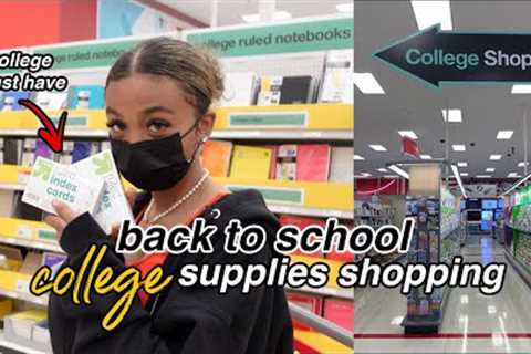 Back to School Supplies Shopping + Haul 2021 | college edition | LexiVee