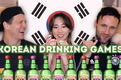 🇰🇷 Germans Play Korean Drinking Games | YB Chang