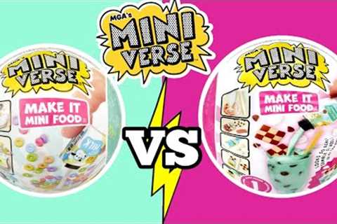 UNBOXING MINI VERSE!! CAFE SERIES VS DINER SERIES!!