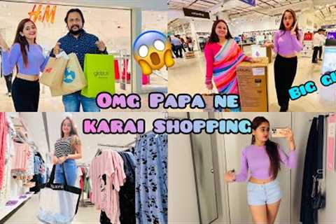 WOW😍 iss bar Papa ne Shopping karwa di 😱 New Dresses Western Outfits ki Shopping Bindasskavya