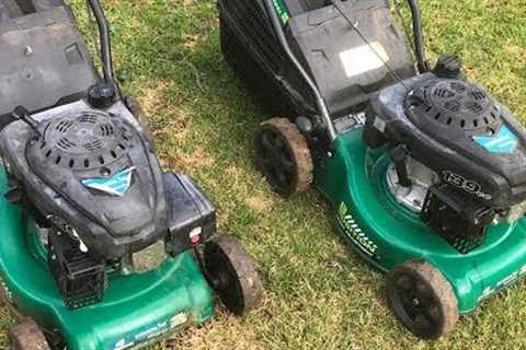Will they run? Two basic aldi gardenline 16 cut mowers