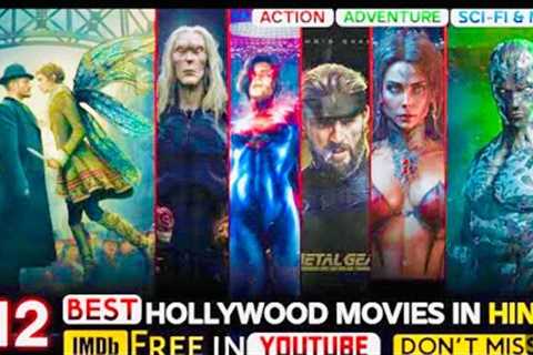 Top 12 Adventure And Action Hollywood Movies On YouTube in Hindi| New Movies Hindi #hollywoodmovies