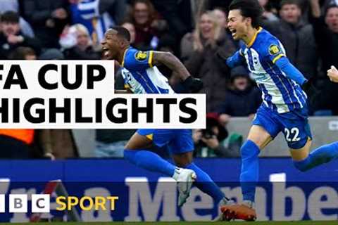Late Brighton goal knocks out holders Liverpool | FA Cup Highlights