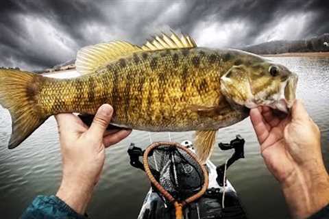 Wild day of fishing in the kayak (Boone Lake)