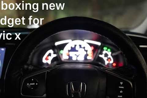 Unboxing new gadget for Honda civic x | civic x 2018 ug #civic #exhaust #lahore #pakistan #car #jack