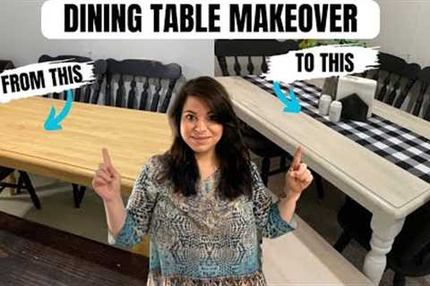 ✨NEW✨OLD TABLE MAKEOVER | FARMHOUSE TABLE DIY | DIY PROJECTS ON A BUDGET | TABLE TRANSFORMATION