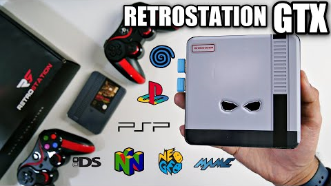 Retrostation GTX - Retro Game Console 2022 - 40K Games - 2 Controllers ...