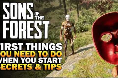 Do This FIRST In Sons Of The Forest - Sons Of The Forest Starter Guide
