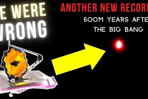 NEW RECORD! JWST discovers ancient galaxy that ceased star formation after the Big Bang