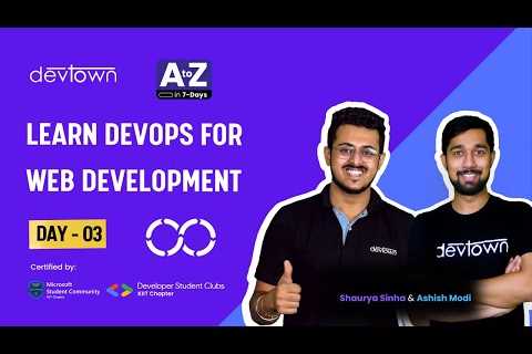 [LIVE] DAY 03 - Learn DevOps for Web Development  | COMPLETE in 7 - Days