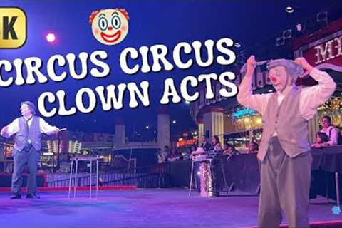 Circus Circus Hotel Clown Acts - Carnival Midway Clown Show Las Vegas Hotel Attractions
