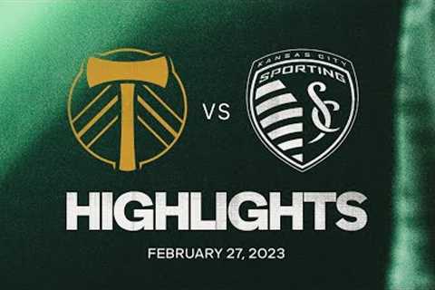HIGHLIGHTS | Portland Timbers 1, Sporting Kansas City 0 | February 27, 2023