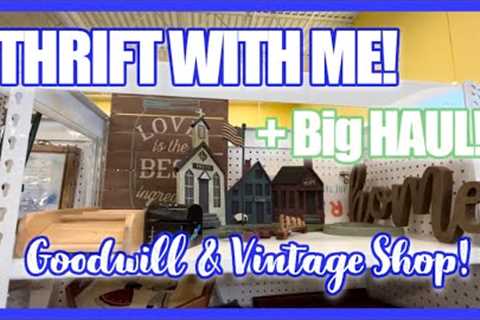I CLEANED UP AT GOODWILL! THRIFT WITH ME &amp; HAUL! + + FUN Vintage Shopping!