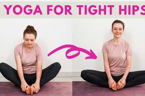 10 Yoga Stretches For Tight Hips (Beginner-Friendly) | Yoga with Uliana