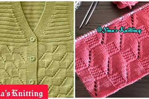Beautiful Knitting Pattern For Absolute Beginners &amp; Advance Knitters With Subtitles